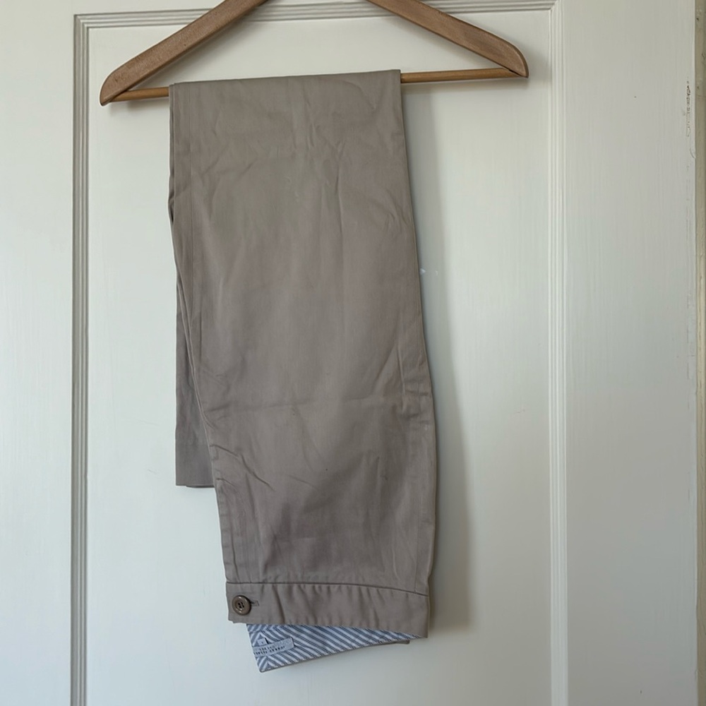 Audrey Talbott Wide Leg Khaki Trousers - Sz 2